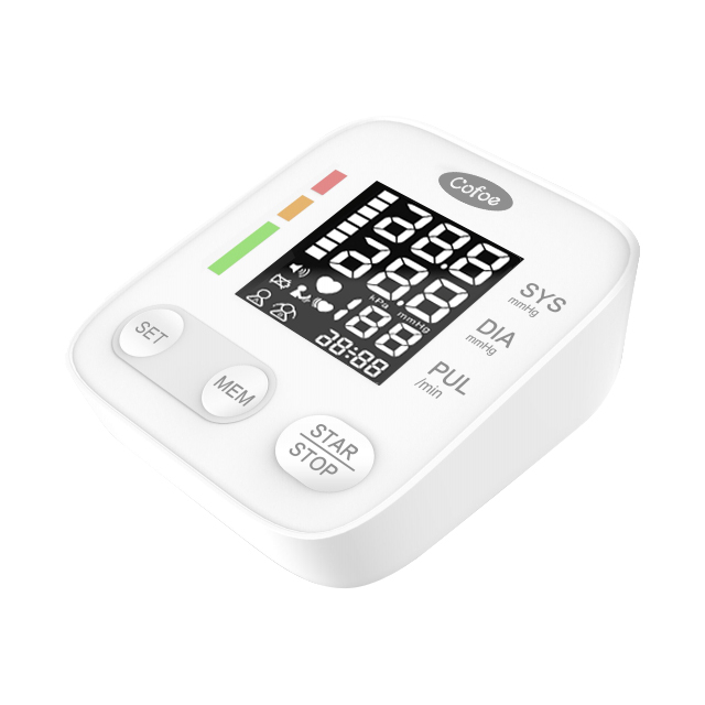 New Large Lcd Cheap Price Automatic Portable Upper Arm Type Digital Sphygmomanometer Bp Meter Digital Blood Pressure Monitor