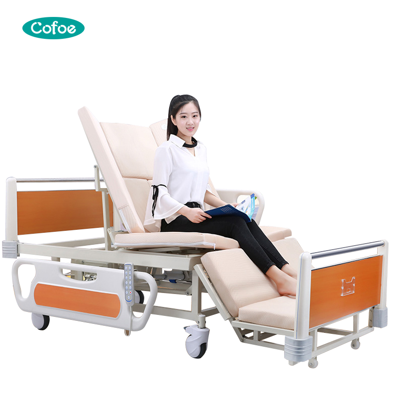 R03 Electric For Home Hospital Beds With Wheels