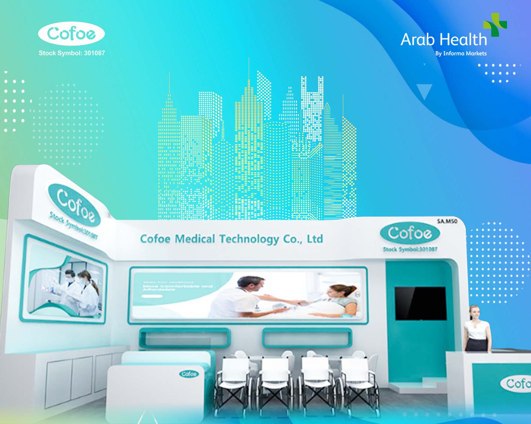 Cofoe Medical attended the 48th Arab Health Exhibition