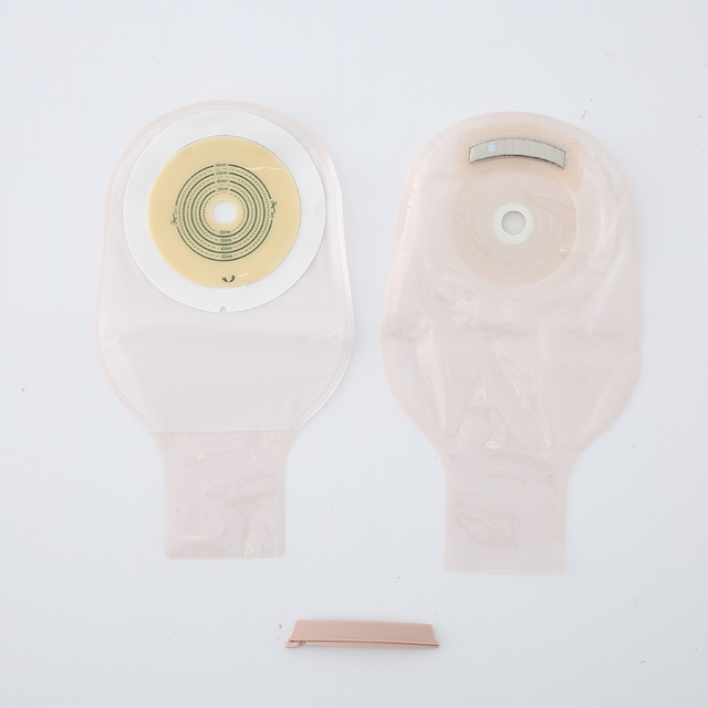 Two Pieces Comsumables Disposable Ostomy Bag
