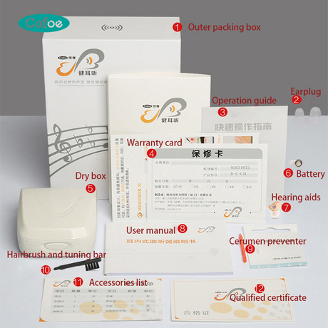 Rechargeable Adjustable Doctor CIC Hearing Aids