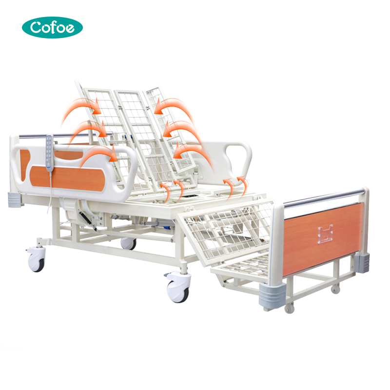 R03 Electric Patient Hospital Beds With Side Rails