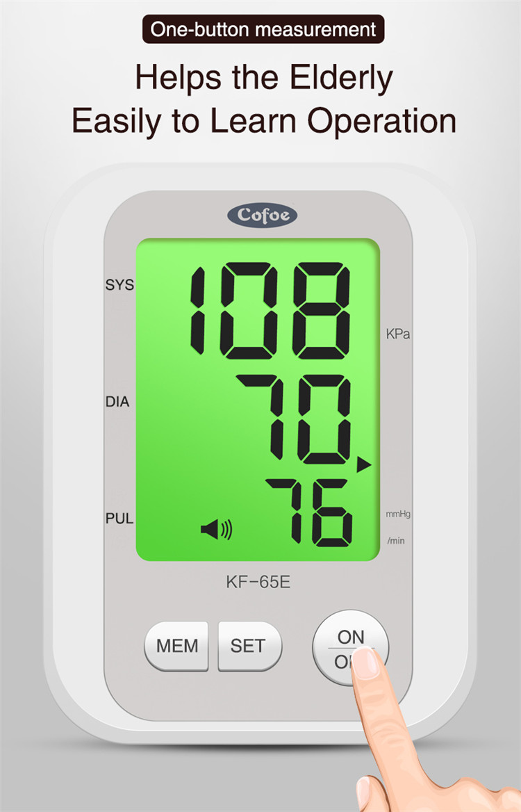 KF-75B Automatic Blood Pressure Monitor For Children from China  manufacturer - Cofoe