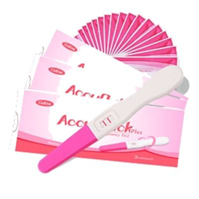 Cofoe 10pcs Early Pregnancy Test Kit / HCG Urine Pregnant Test Strips +  10pcs Urine Cup