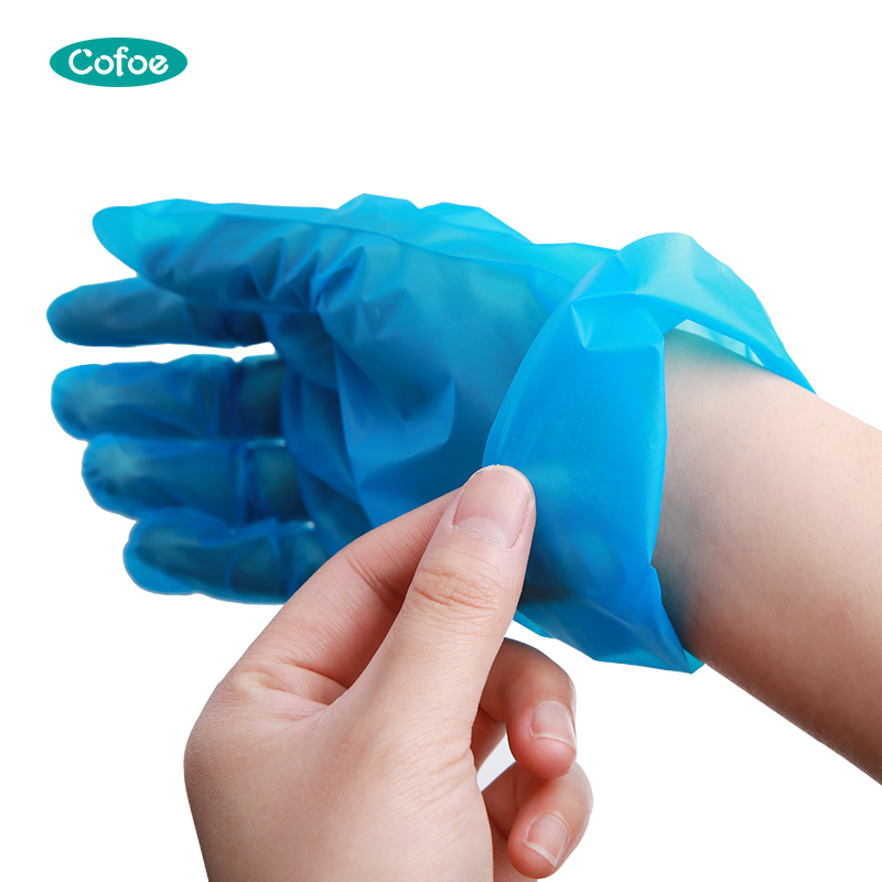 Latex Free Stretchable Examination TPE Gloves