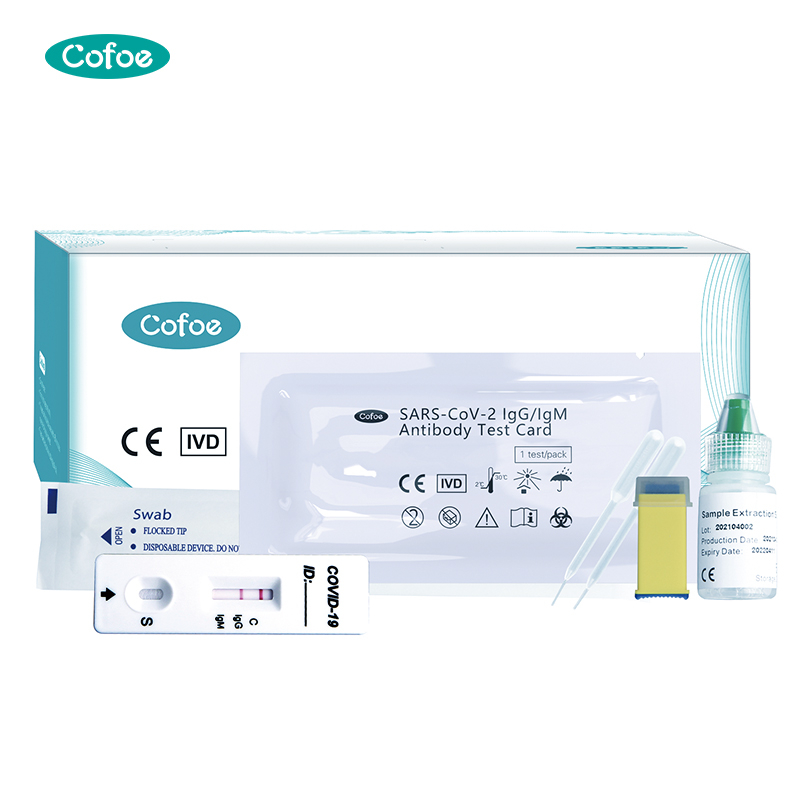Hospital Disposable Novel Coronavirus IgG/IgM Antibody Test Kit with CE Approved