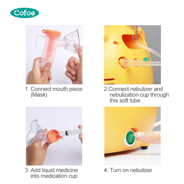 KF-WHQ-008 Pediatric Compressor Nebulizer With Compartment