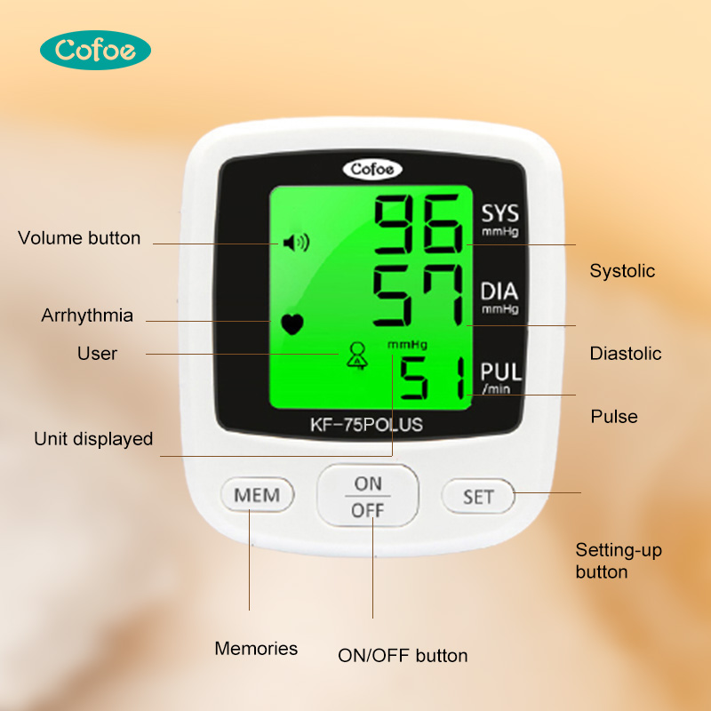 KF-75D-PLUS Continuous Hospitals Blood Pressure Monitor