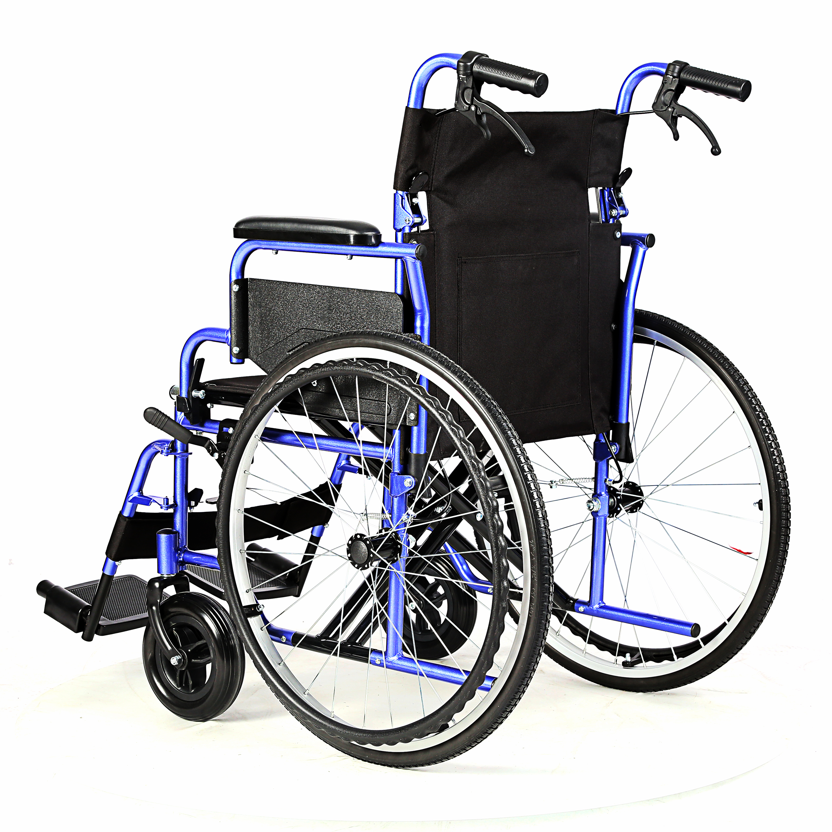 KF-SYIV-005 Folding Slope Armrest Light Weight Adult Manual Wheelchair 