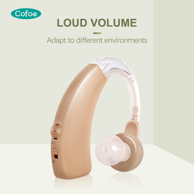 ZA-01 Rechargeble comfortable hearing aids behind-the-ear for the aged