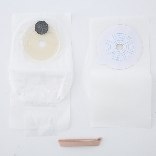 1181 Activated Carbon Clip-Type 1 Piece Colostomy Bag 20-60Mm